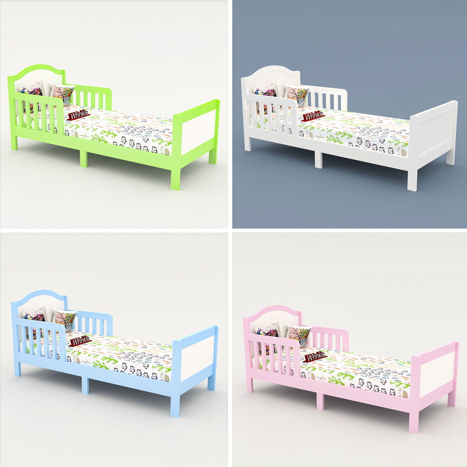 Classic Looking Wooden Kids Bed For Your Baby - Furnishiaa -  -